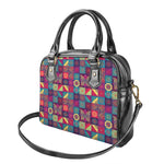 Bohemian Patchwork Pattern Print Shoulder Handbag