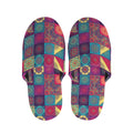 Bohemian Patchwork Pattern Print Slippers