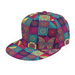 Bohemian Patchwork Pattern Print Snapback Cap
