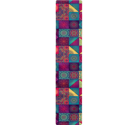 Bohemian Patchwork Pattern Print Table Runner