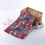 Bohemian Patchwork Pattern Print Towel