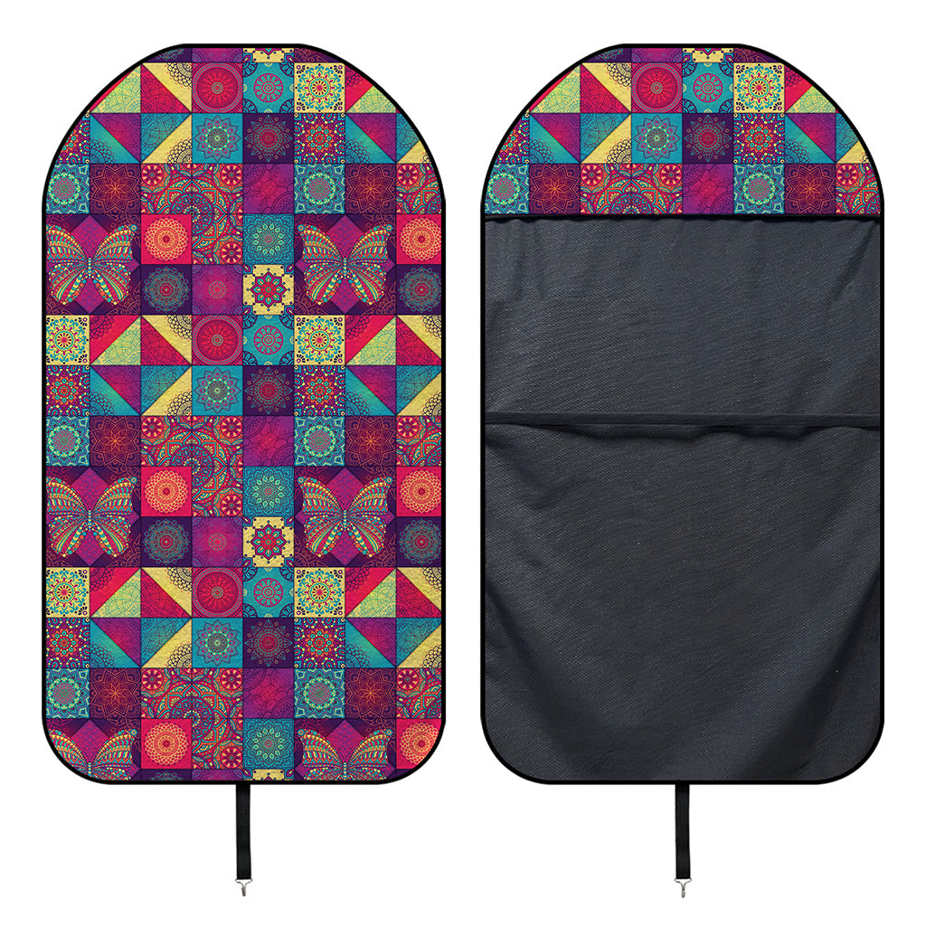 Bohemian Patchwork Pattern Print Waterproof Car Seat Cover