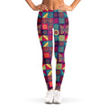 Bohemian Patchwork Pattern Print Women's Leggings