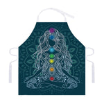 Bohemian Seven Chakras Print Adjustable Apron