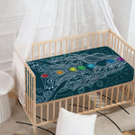 Bohemian Seven Chakras Print Baby Crib Sheet