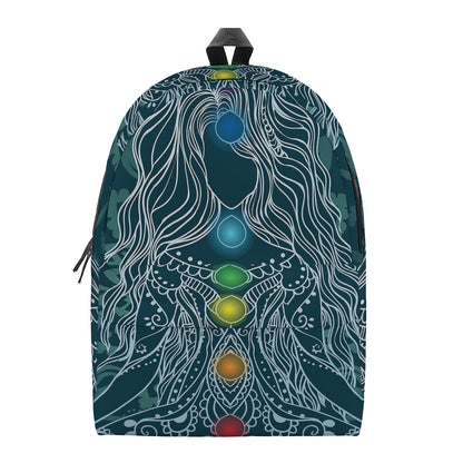 Bohemian Seven Chakras Print Backpack