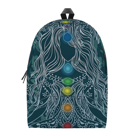 Bohemian Seven Chakras Print Backpack