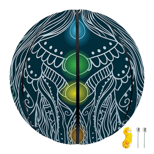 Bohemian Seven Chakras Print Basketball