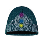 Bohemian Seven Chakras Print Beanie