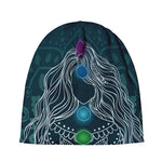 Bohemian Seven Chakras Print Beanie