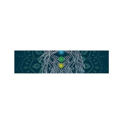 Bohemian Seven Chakras Print Bed Runner