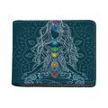 Bohemian Seven Chakras Print Bifold Wallet