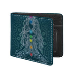 Bohemian Seven Chakras Print Bifold Wallet