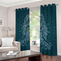 Bohemian Seven Chakras Print Dimout Grommet Curtains