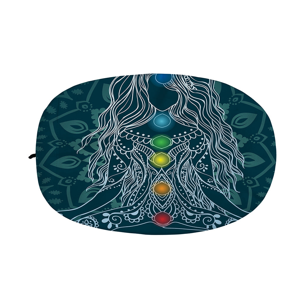 Bohemian Seven Chakras Print Car Side Mirror Covers