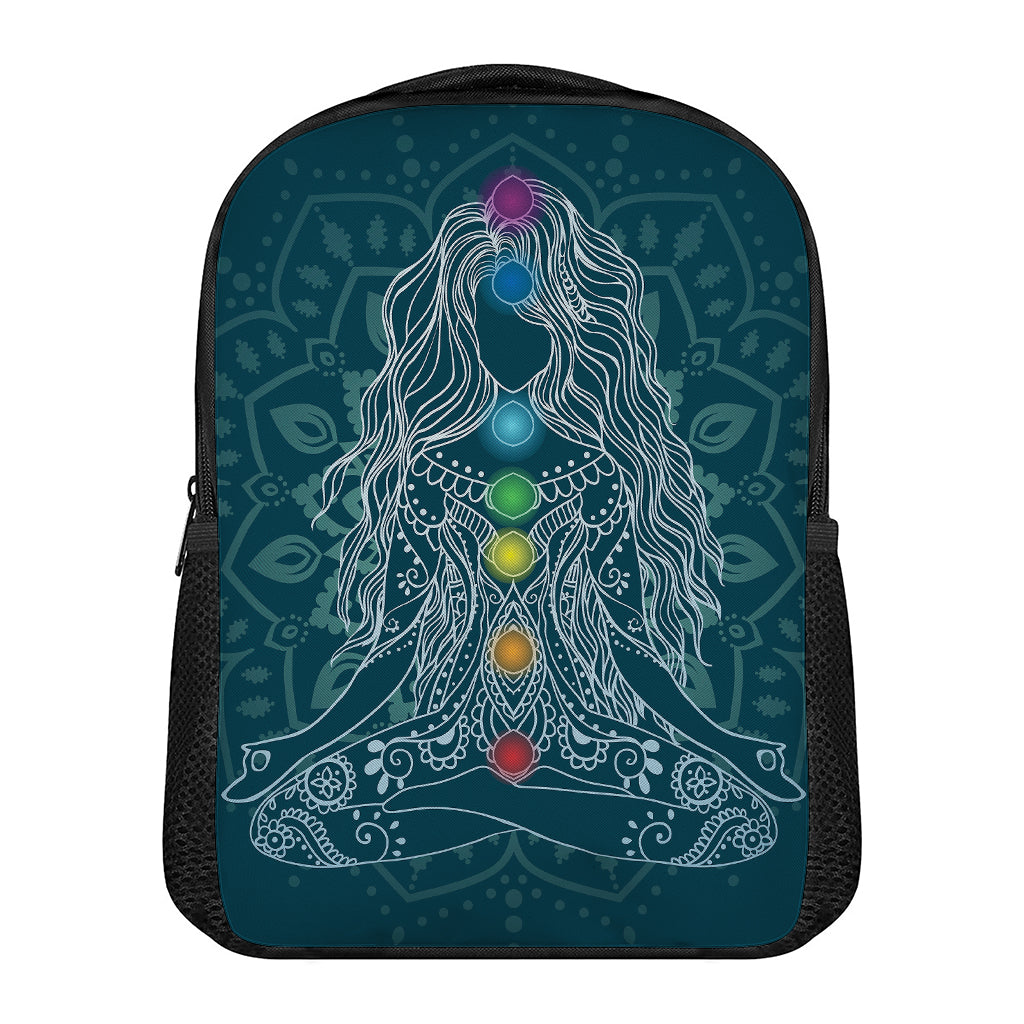 Bohemian Seven Chakras Print Casual Backpack