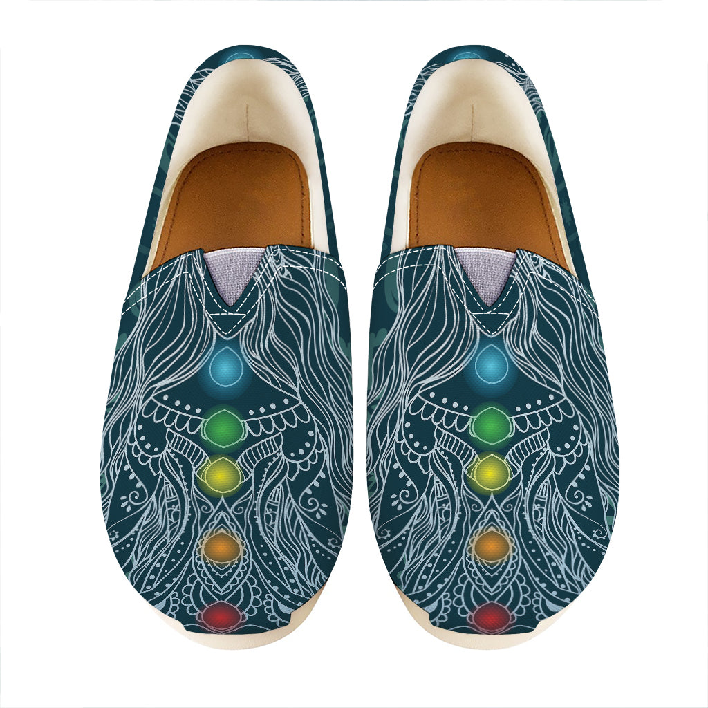 Bohemian Seven Chakras Print Casual Shoes