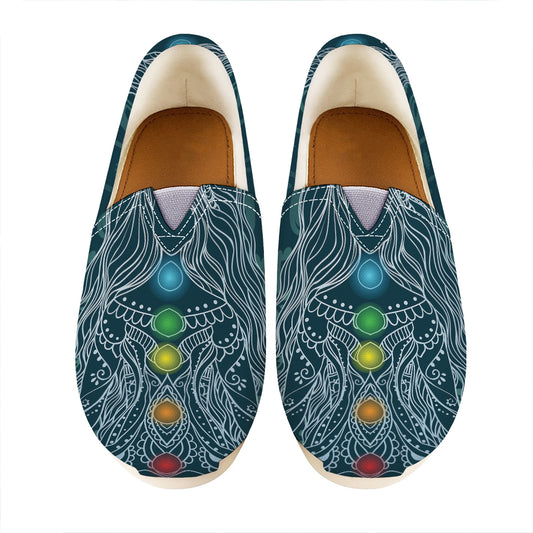 Bohemian Seven Chakras Print Casual Shoes