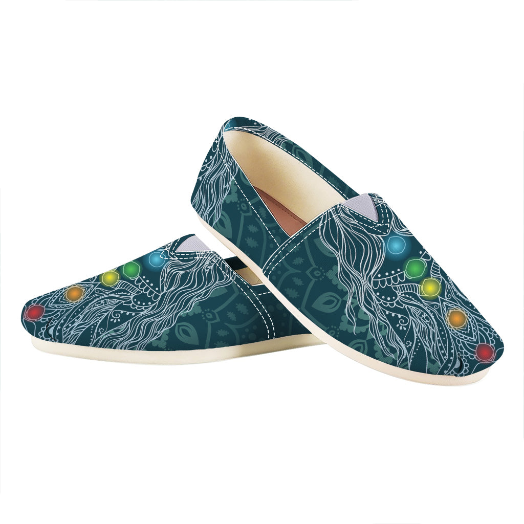 Bohemian Seven Chakras Print Casual Shoes