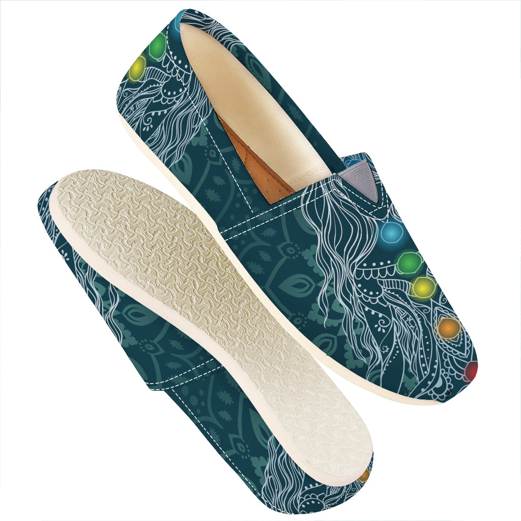 Bohemian Seven Chakras Print Casual Shoes