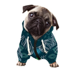 Bohemian Seven Chakras Print Dog Zip Up Hoodie