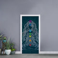 Bohemian Seven Chakras Print Door Sticker