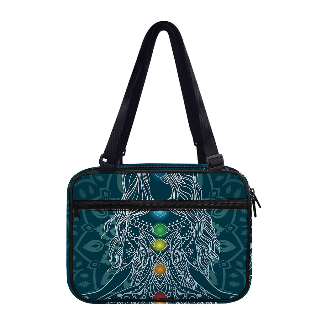 Bohemian Seven Chakras Print Double Strap Bible Bag