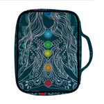 Bohemian Seven Chakras Print Front Pocket Bible Bag