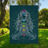 Bohemian Seven Chakras Print Garden Flag