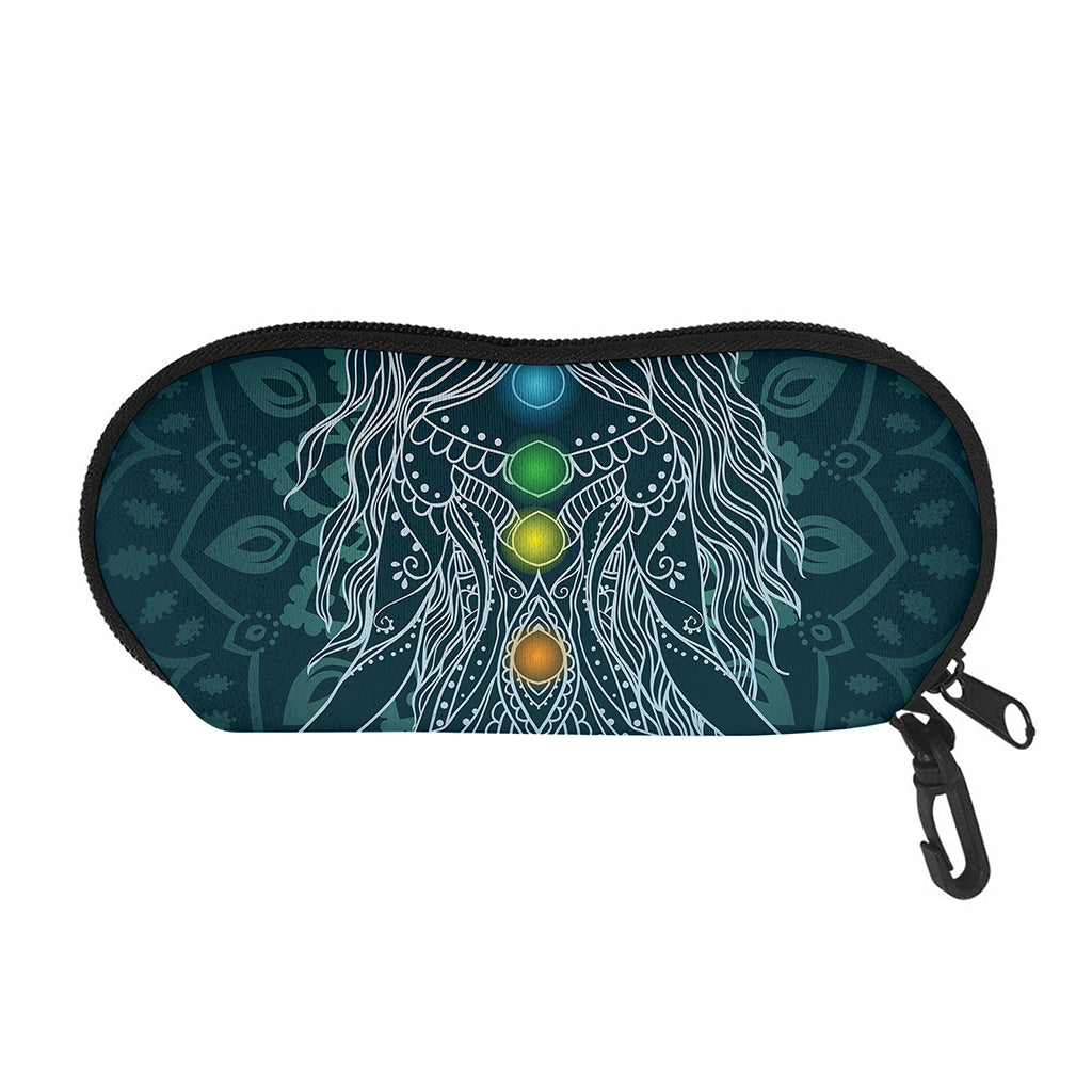 Bohemian Seven Chakras Print Glasses Case