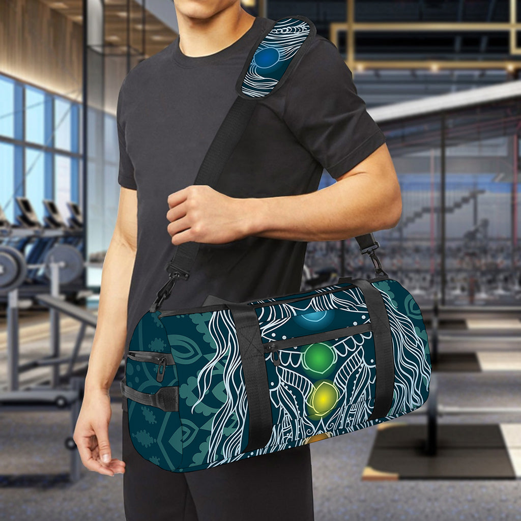 Bohemian Seven Chakras Print Gym Bag