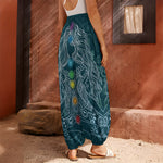 Bohemian Seven Chakras Print Harem Pants