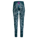 Bohemian Seven Chakras Print High-Waisted Pocket Leggings