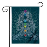 Bohemian Seven Chakras Print House Flag