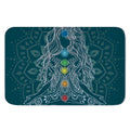 Bohemian Seven Chakras Print Indoor Door Mat