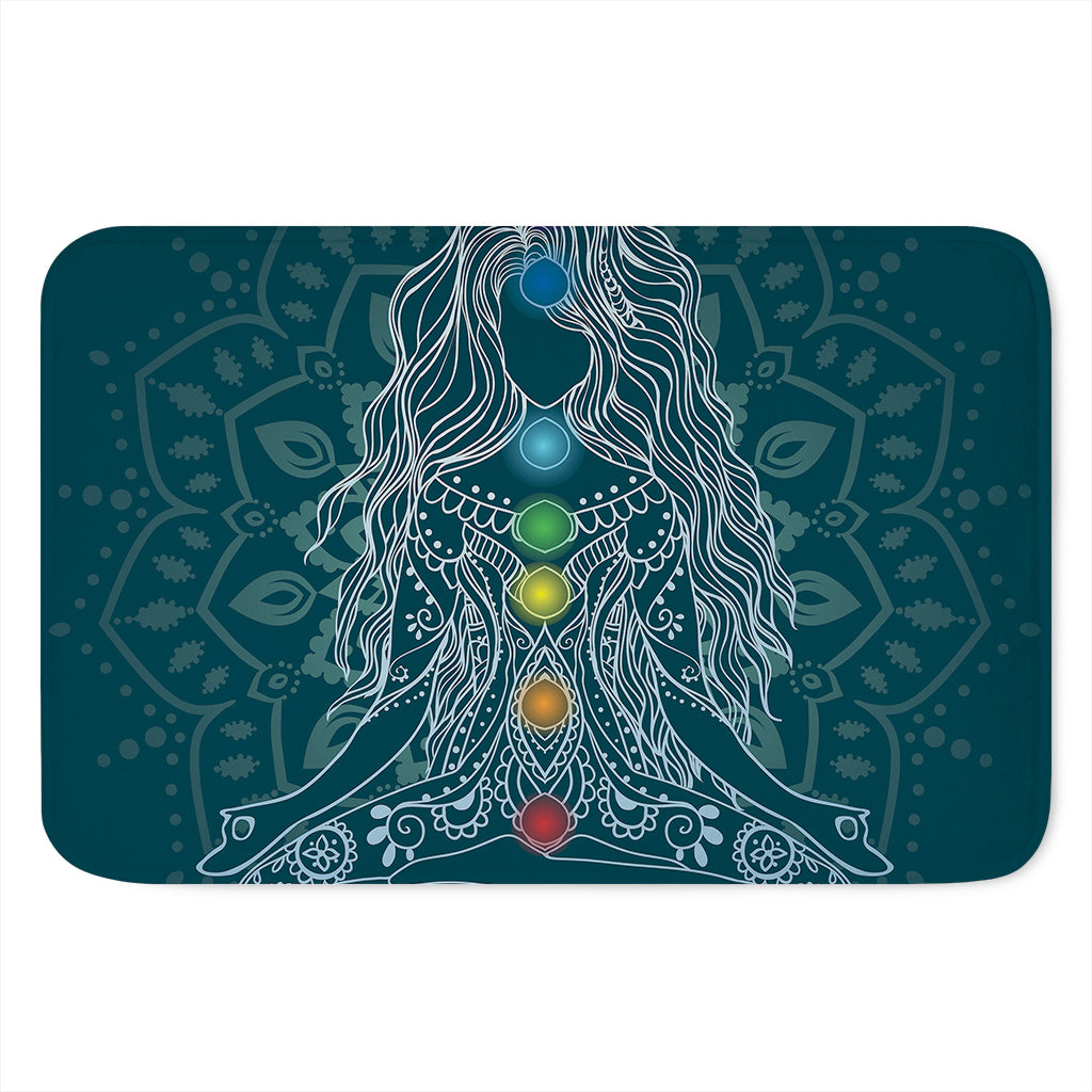 Bohemian Seven Chakras Print Indoor Door Mat