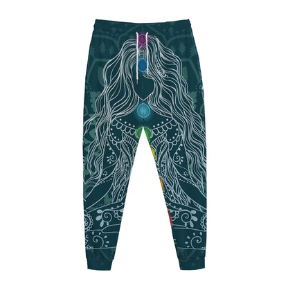 Bohemian Seven Chakras Print Jogger Pants