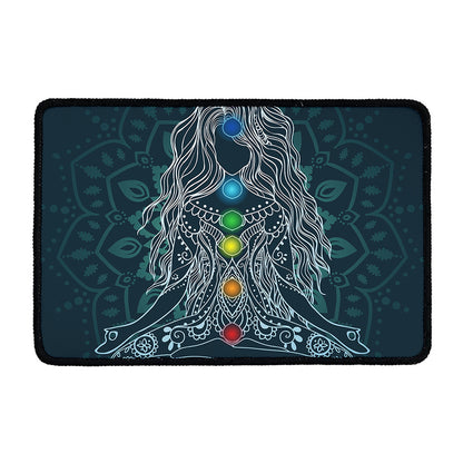 Bohemian Seven Chakras Print Kitchen Mat