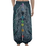 Bohemian Seven Chakras Print Lantern Pants