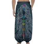 Bohemian Seven Chakras Print Lantern Pants