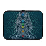 Bohemian Seven Chakras Print Laptop Sleeve