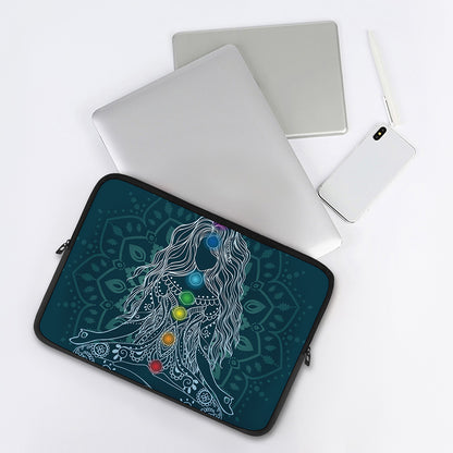 Bohemian Seven Chakras Print Laptop Sleeve