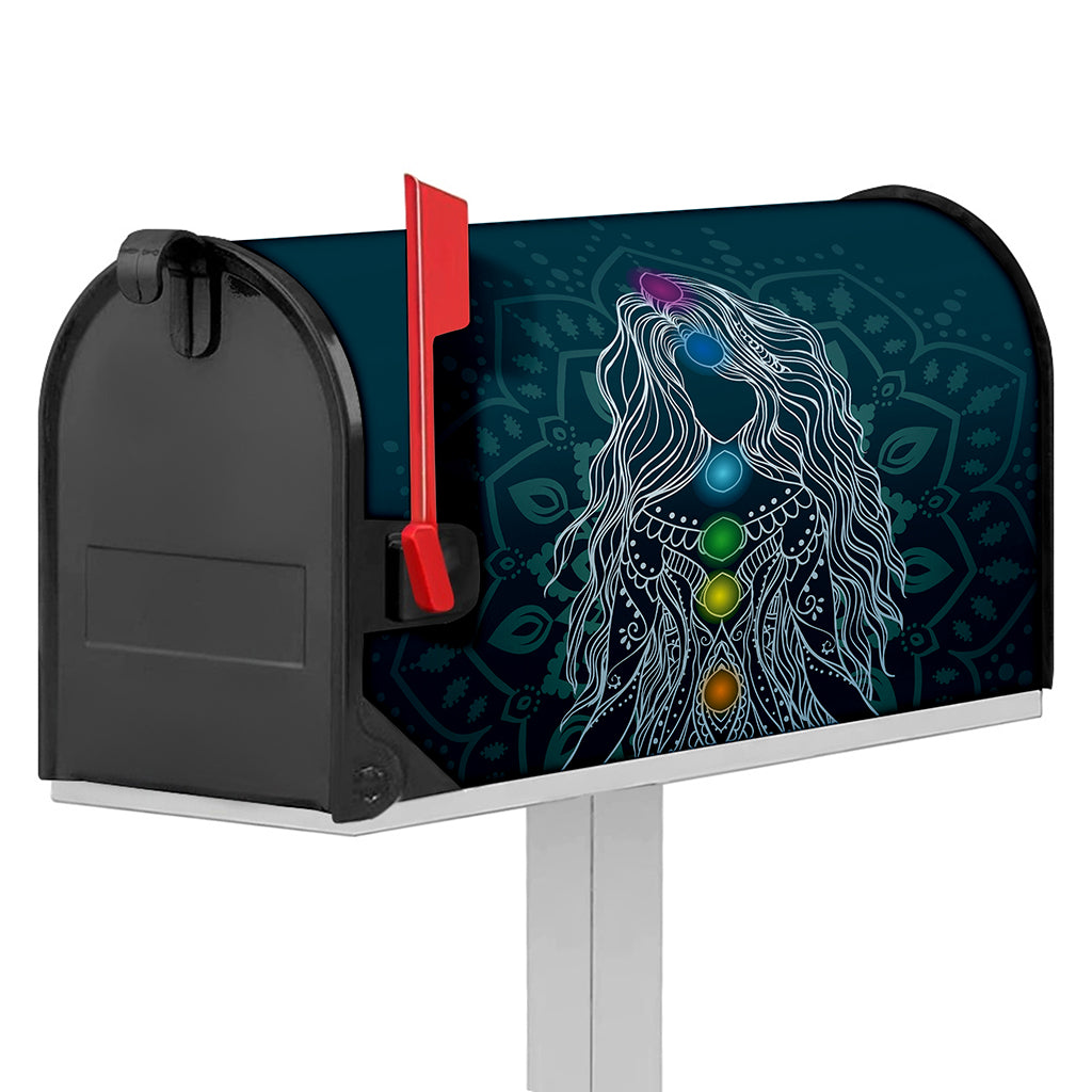 Bohemian Seven Chakras Print Mailbox Cover