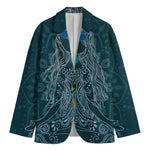Bohemian Seven Chakras Print Men's Blazer