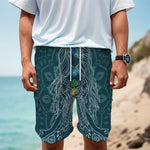 Bohemian Seven Chakras Print Men's Cargo Shorts
