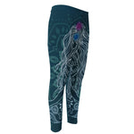 Bohemian Seven Chakras Print Men's Compression Pants