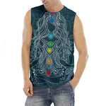 Bohemian Seven Chakras Print Men's Fitness Tank Top