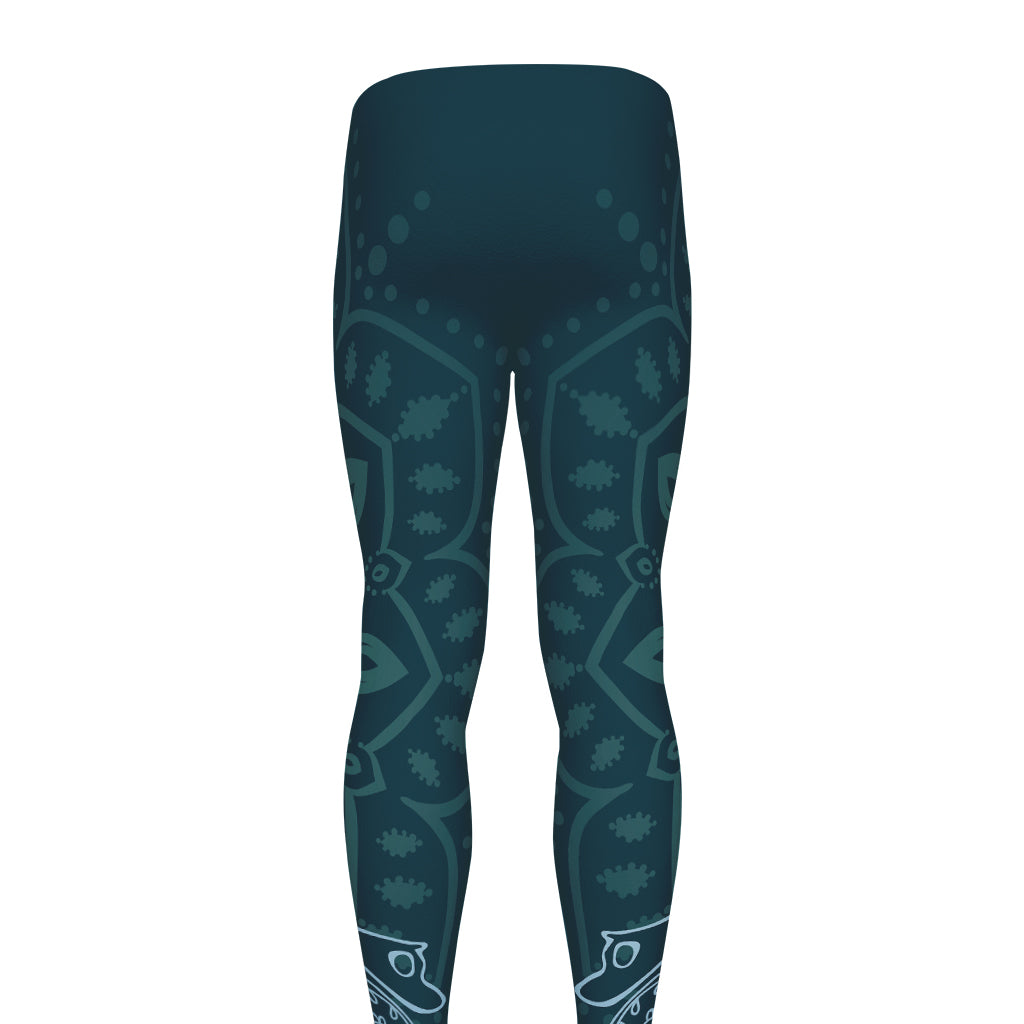 Bohemian Seven Chakras Print Men's leggings