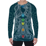Bohemian Seven Chakras Print Men's Long Sleeve T-Shirt