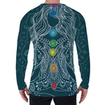 Bohemian Seven Chakras Print Men's Long Sleeve T-Shirt